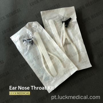 Uso médico Kit de exame de garganta do nariz de ouvido